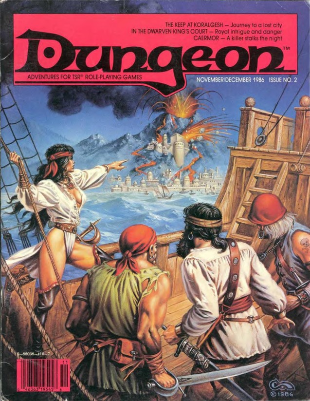 Dungeon Magazine #2 cover