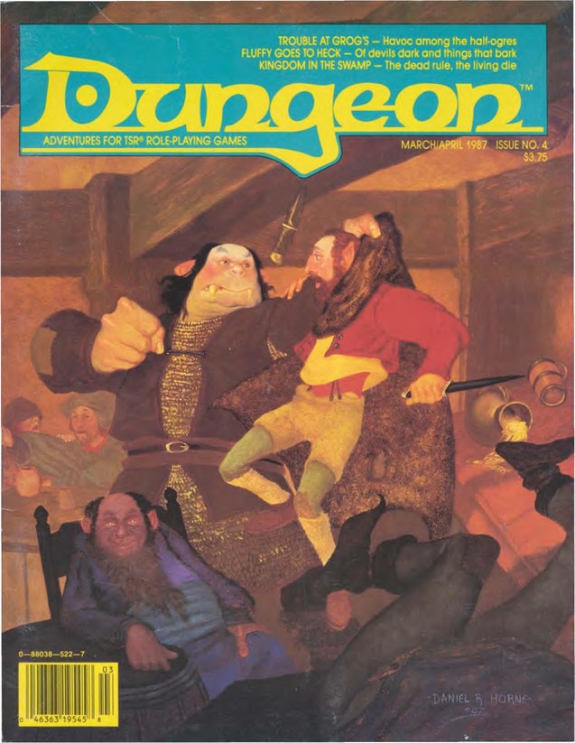 Dungeon Magazine #4 cover