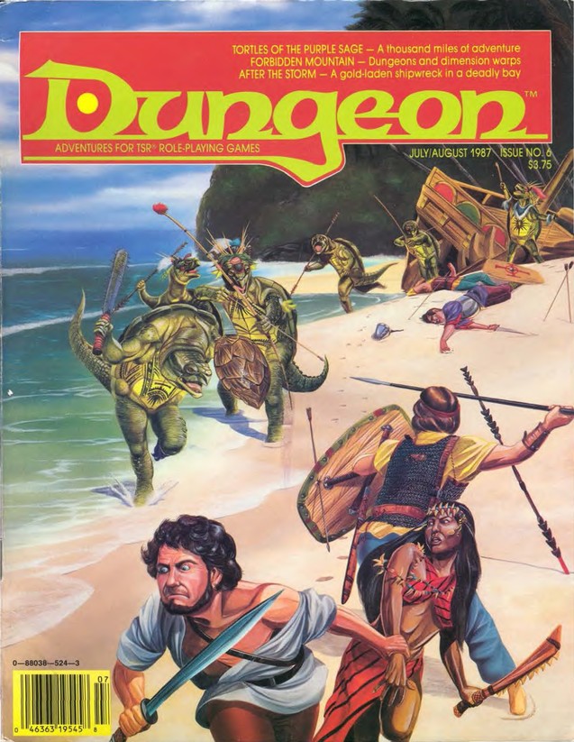 Dungeon Magazine #6 cover