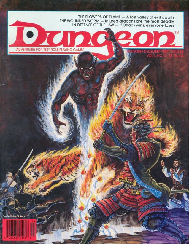 Dungeon Magazine #8 cover