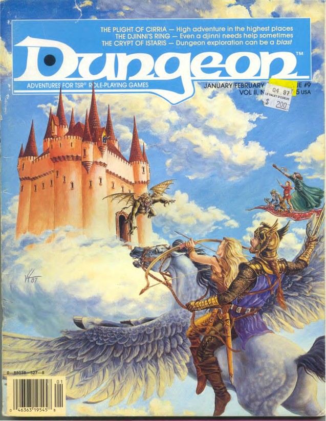 Dungeon Magazine #9 cover