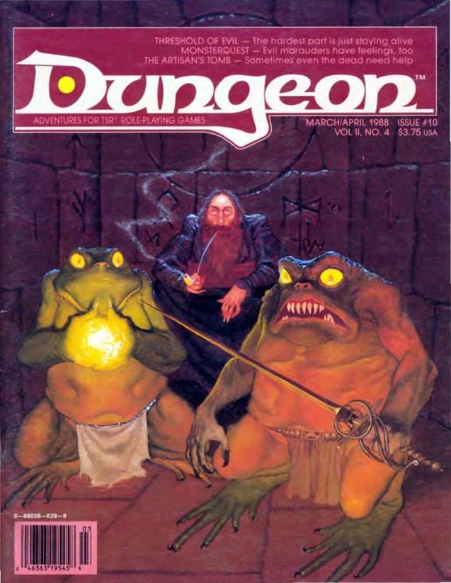 Dungeon Magazine #10 cover