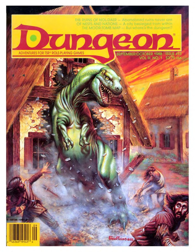 Dungeon Magazine #13 cover