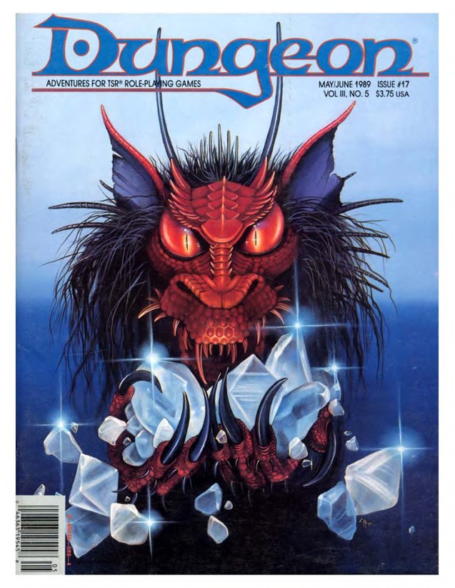 Dungeon Magazine #17 cover