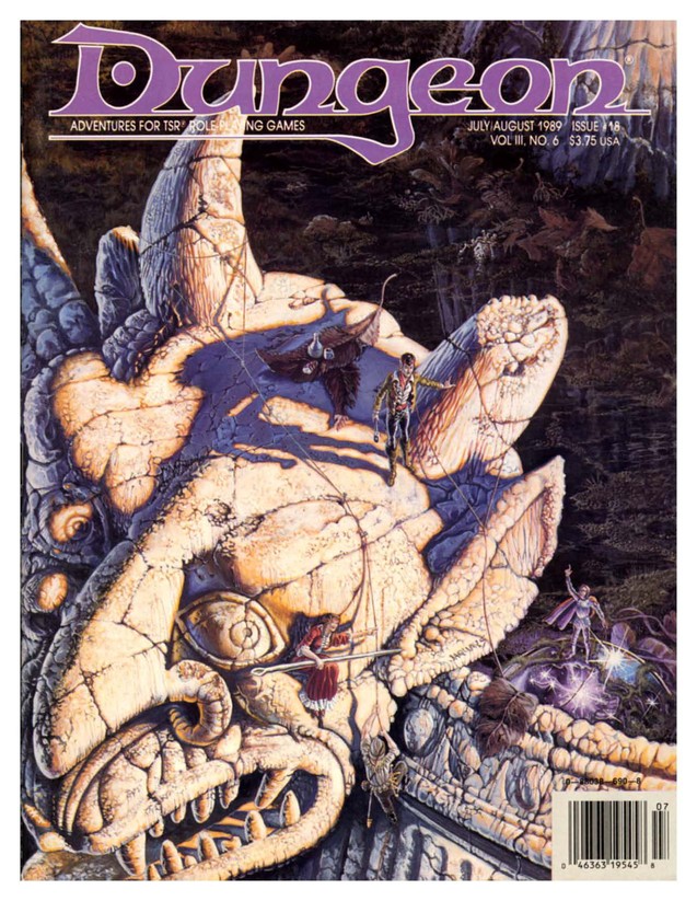 Dungeon Magazine #18 cover