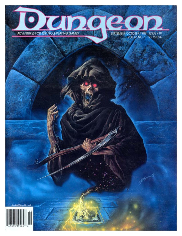 Dungeon Magazine #19 cover