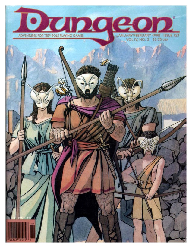 Dungeon Magazine #21 cover