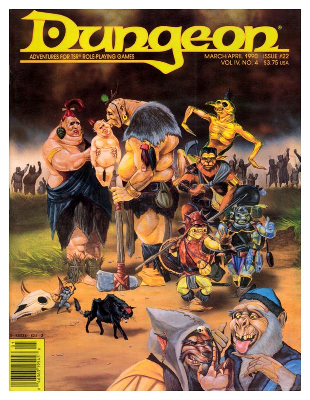 Dungeon Magazine #22 cover