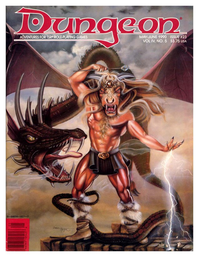 Dungeon Magazine #23 cover