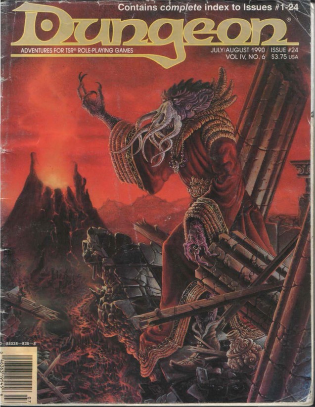 Dungeon Magazine #24 cover