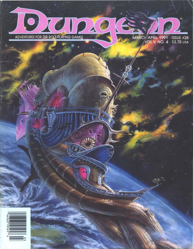 Dungeon Magazine #28 cover