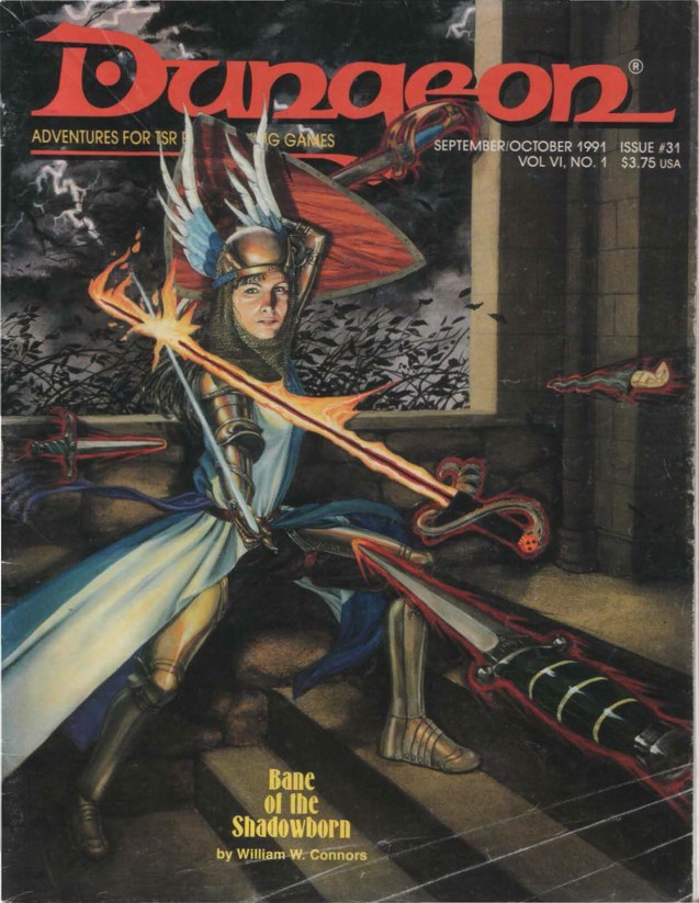 Dungeon Magazine #31 cover