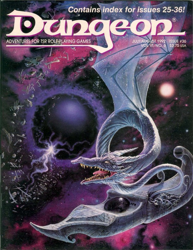 Dungeon Magazine #36 cover