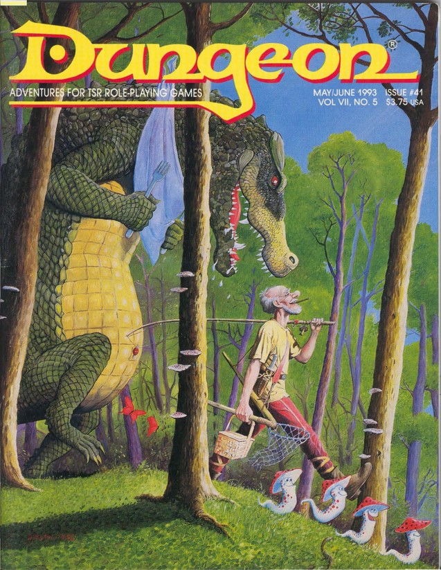 Dungeon Magazine #41 cover