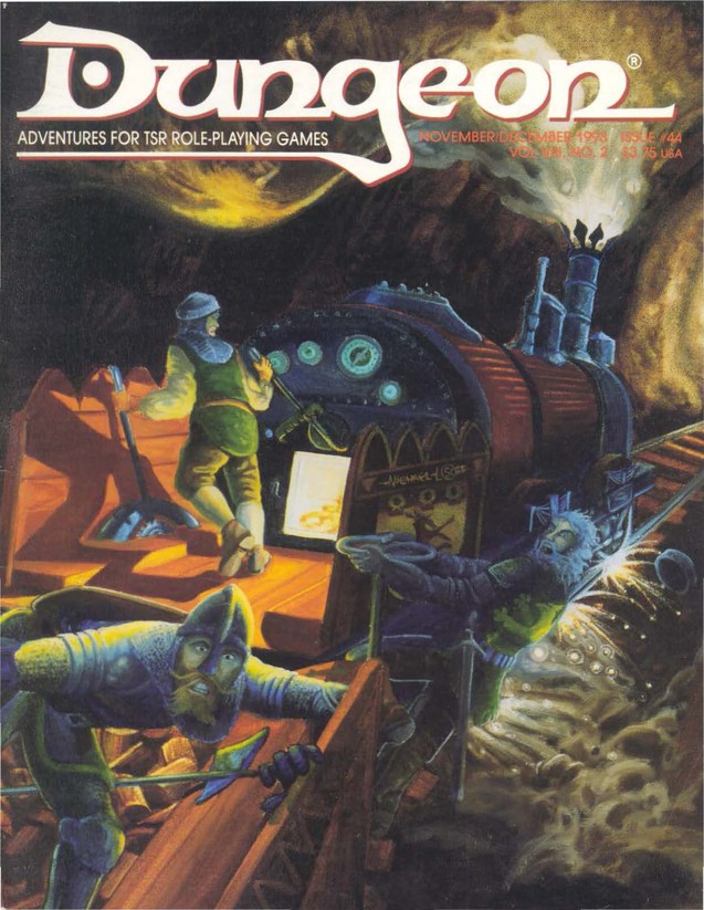 Dungeon Magazine #44 cover