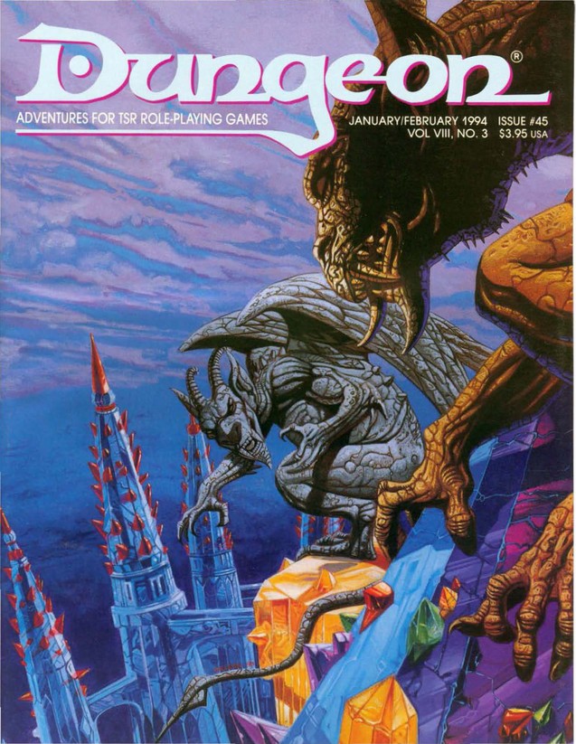 Dungeon Magazine #45 cover