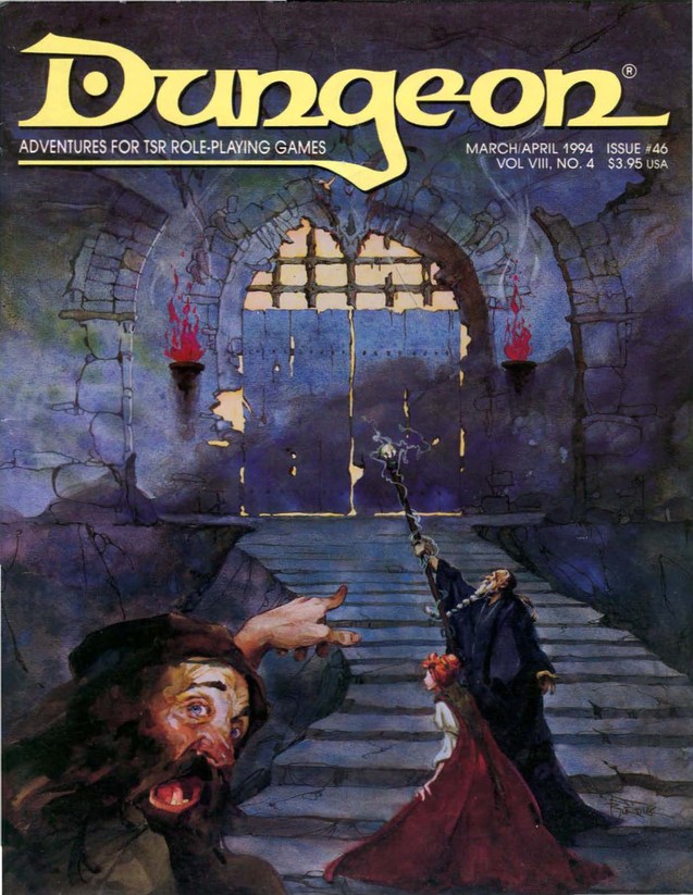 Dungeon Magazine #46 cover