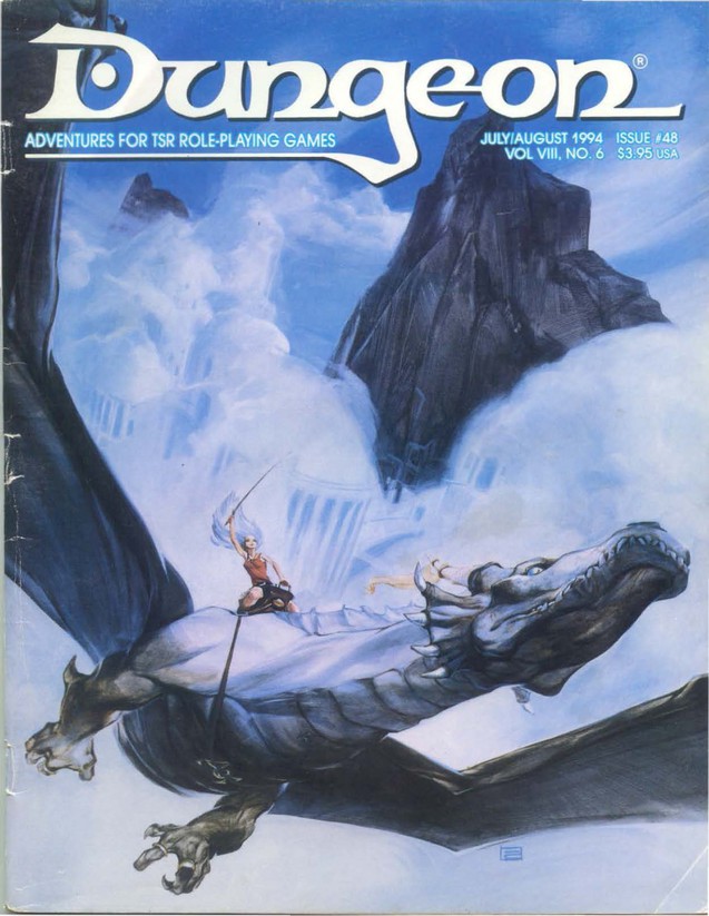 Dungeon Magazine #48 cover