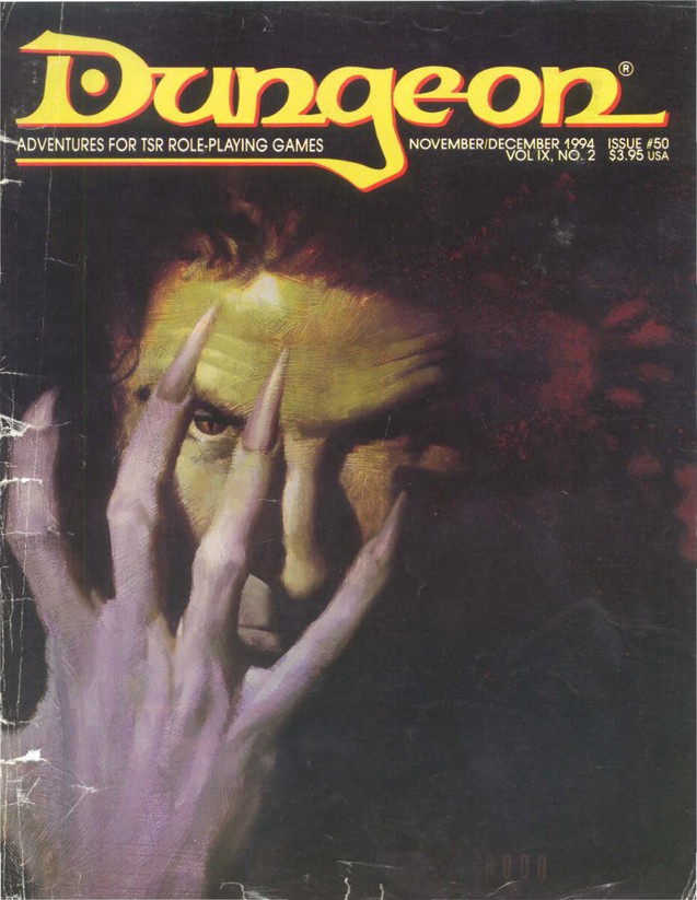 Dungeon Magazine #50 cover