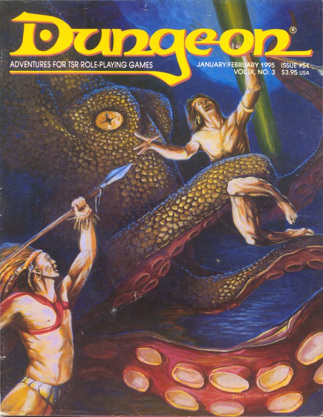 Dungeon Magazine #51 cover