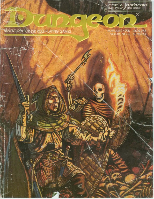 Dungeon Magazine #53 cover