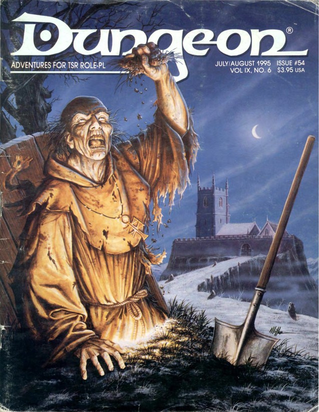 Dungeon Magazine #54 cover