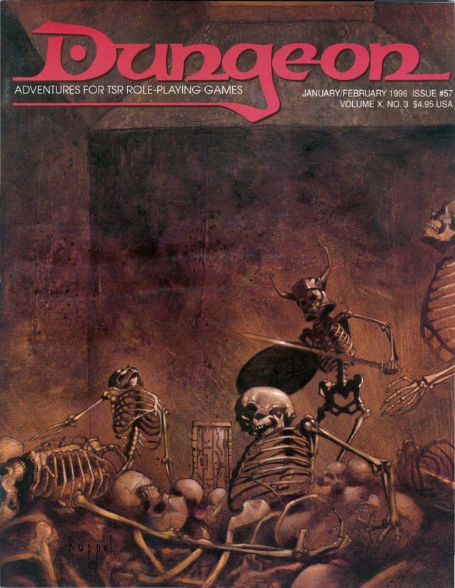 Dungeon Magazine #57 cover
