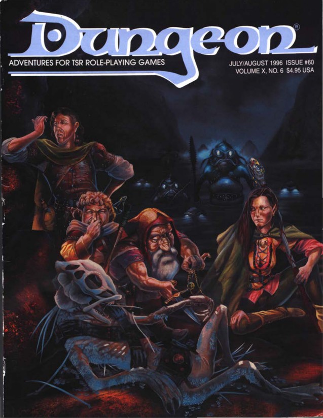 Dungeon Magazine #60 cover