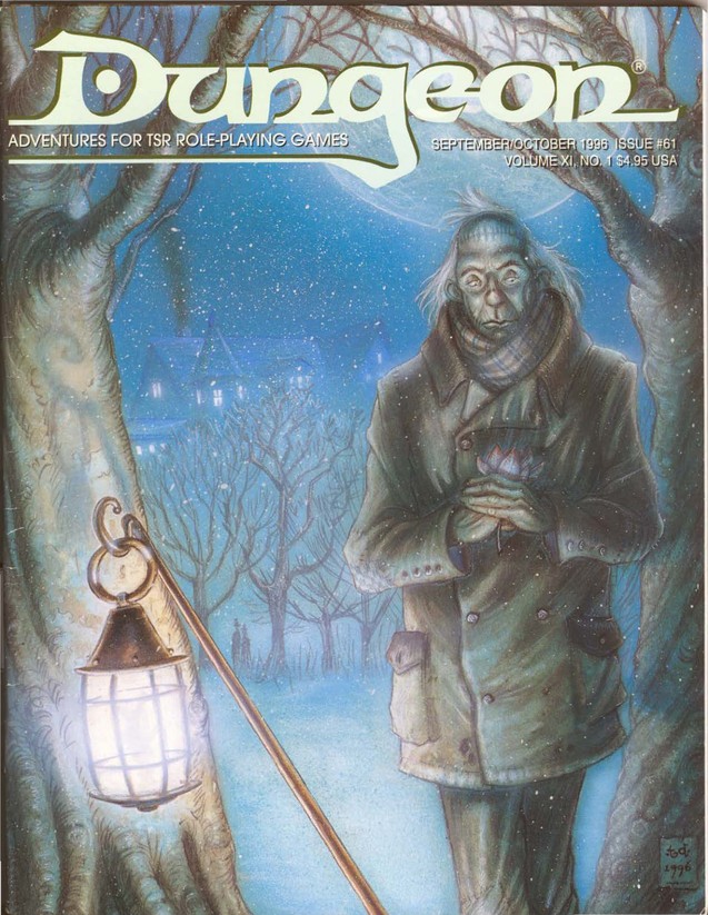 Dungeon Magazine #61 cover