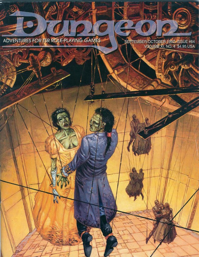 Dungeon Magazine #64 cover