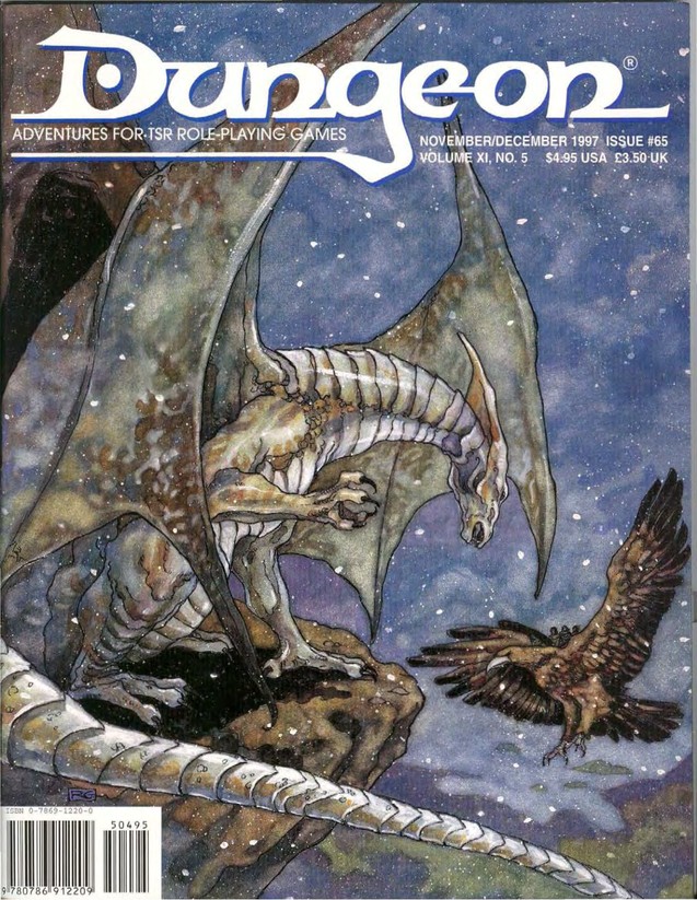 Dungeon Magazine #65 cover