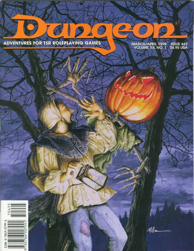 Dungeon Magazine #67 cover