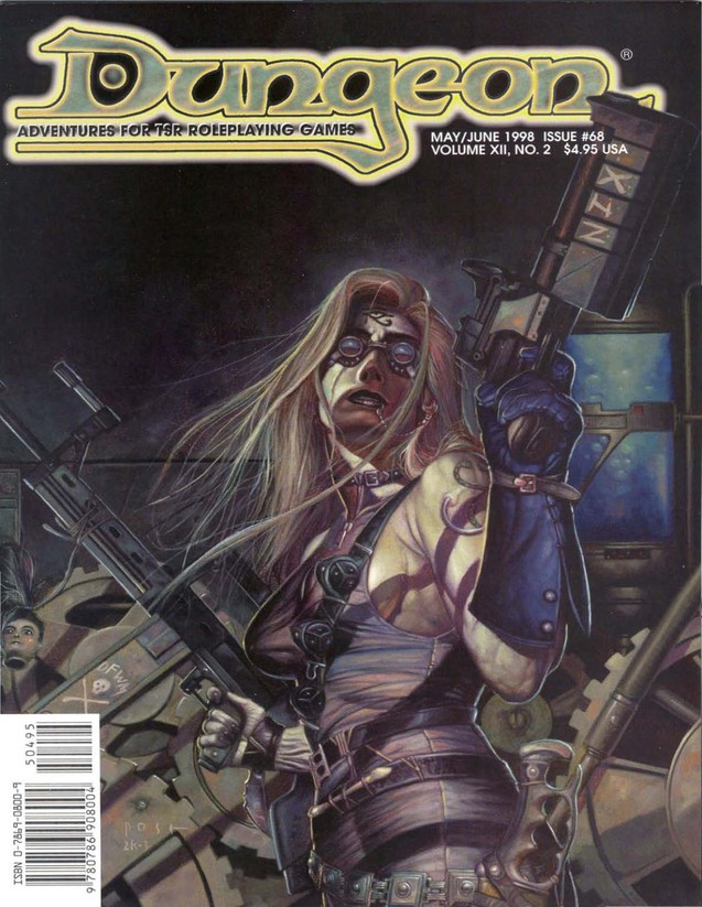 Dungeon Magazine #68 cover