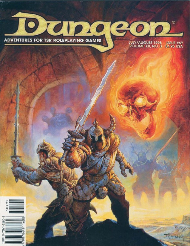 Dungeon Magazine #69 cover