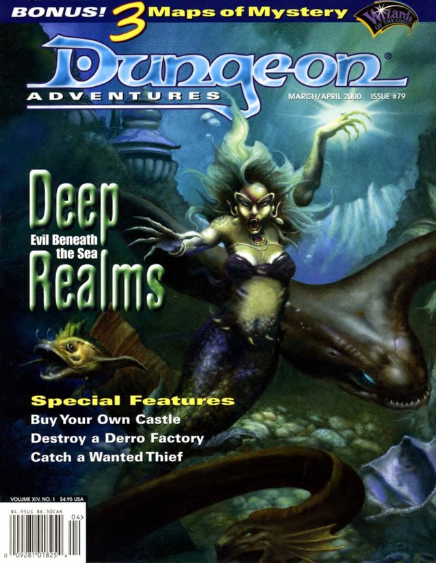 Dungeon Magazine #79 cover