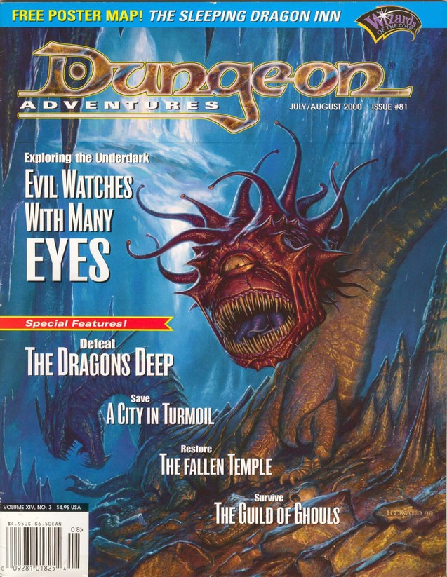 Dungeon Magazine #81 cover
