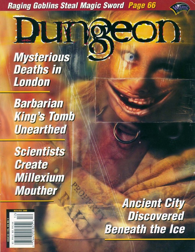 Dungeon Magazine #83 cover