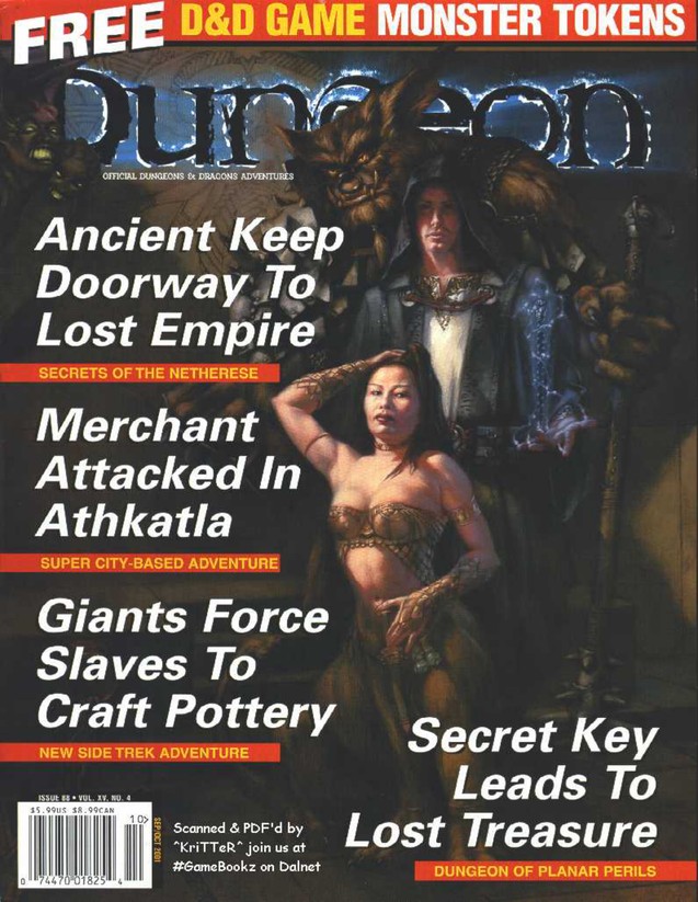 Dungeon Magazine #88 cover