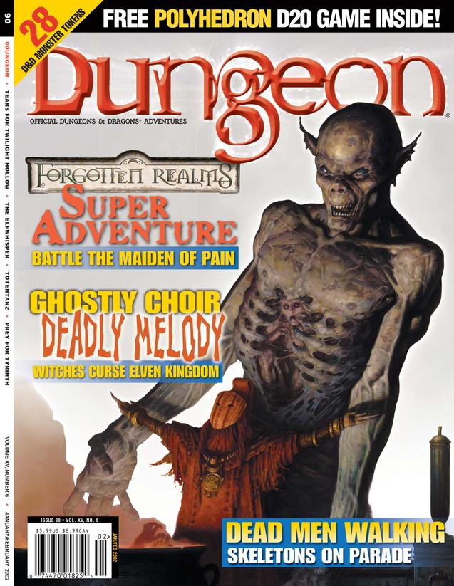 Dungeon Magazine #90 cover