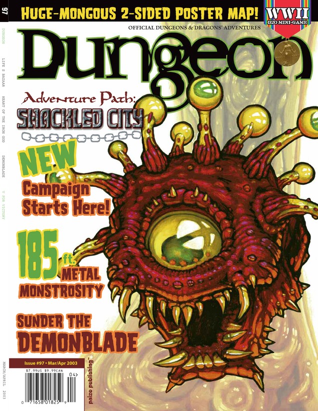 Dungeon Magazine #97 cover
