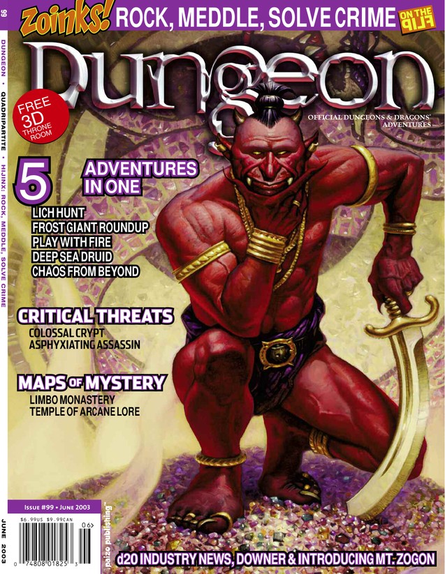 Dungeon Magazine #99 cover