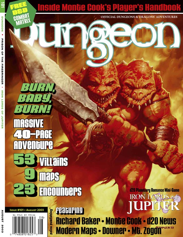 Dungeon Magazine #101 cover