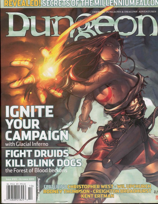 Dungeon Magazine #103 cover