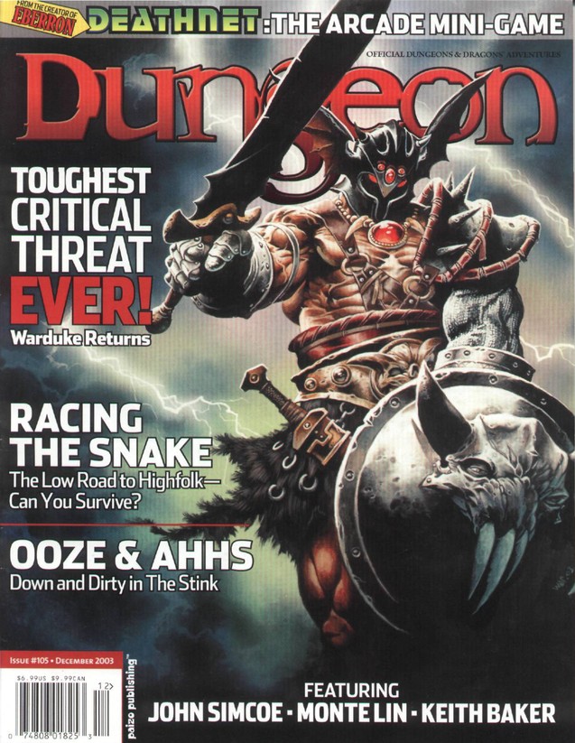 Dungeon Magazine #105 cover