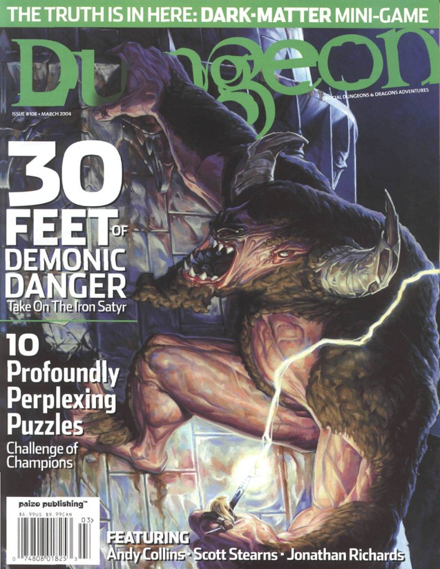 Dungeon Magazine #108 cover