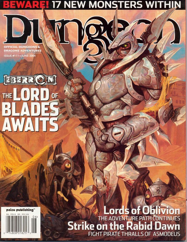 Dungeon Magazine #111 cover