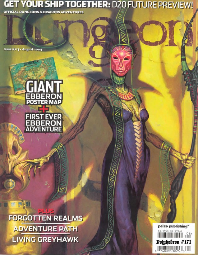 Dungeon Magazine #113 cover