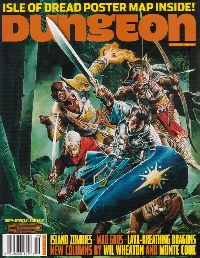 Dungeon Magazine #114 cover