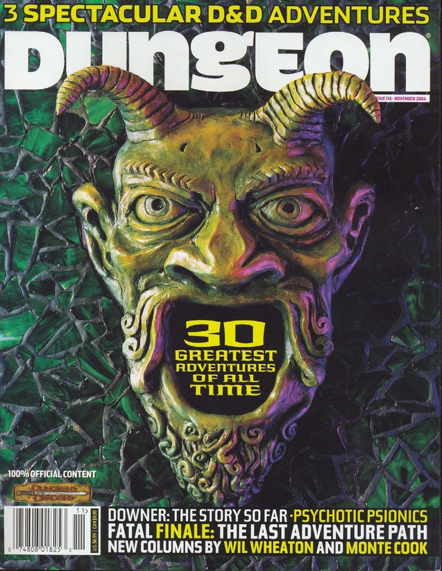 Dungeon Magazine #116 cover