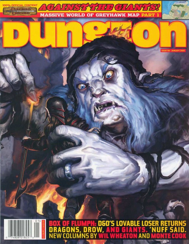 Dungeon Magazine #118 cover